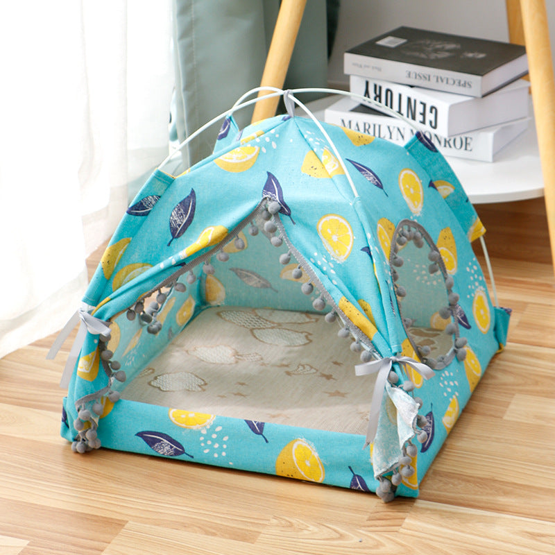 Cat House Enclosed Bed