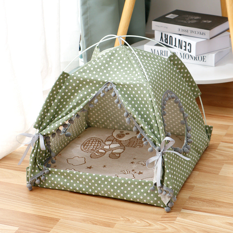 Cat House Enclosed Bed