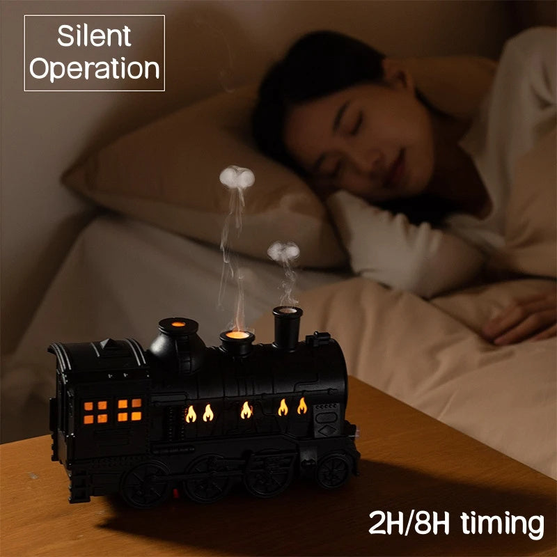 Train Shape Aromatherapy Diffuser Ultrasonic Air Humidifier